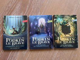 ✨ LOT DE 3 LIVRES "La Légende de Podkin le Brave" COMME NEUF
