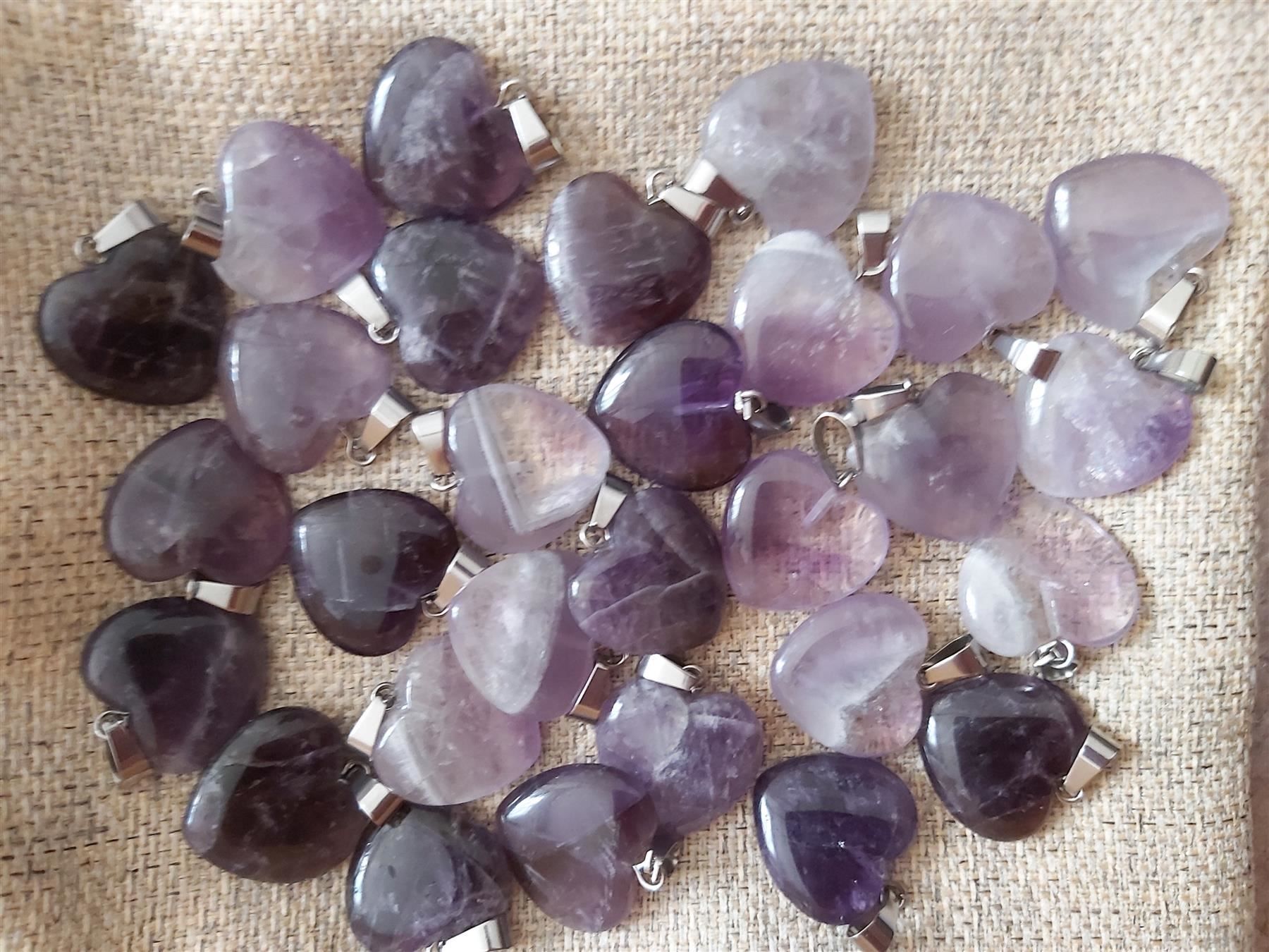 Anhänger: AMETHYST * Anhänger HERZ – Neu (gemäss Beschreibung) aus Visp von steinschmuckwelt 2
