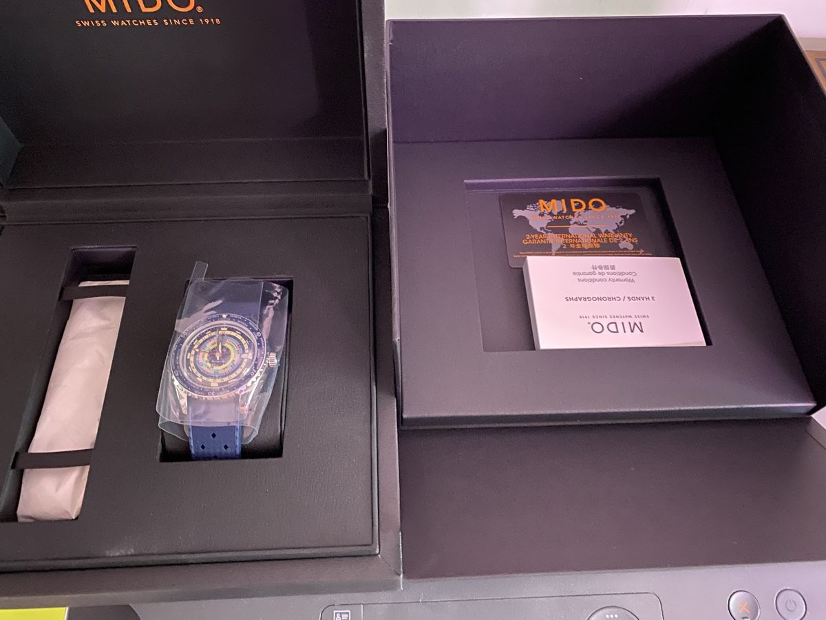 Mido Orologi: 🍾 -35% ! MIDO Ocean Star Decompression Worldtimer – Nuovo e nell'imballaggio originale da Lausanne venduto da JTRMcom