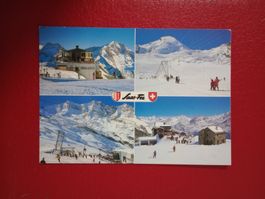 Saas-Fee Wallis mehrbildrig Skigebiet