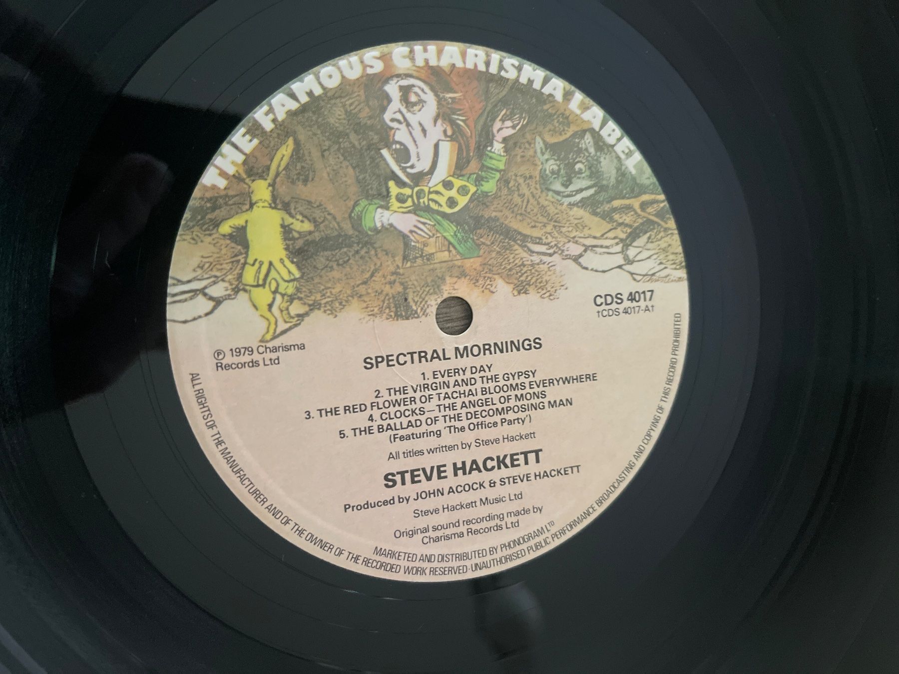 Vinyles: A803/Steve Hackett Spectral Mornings gebraucht – D'occasion à Frutigen par Philippe_jsp 2