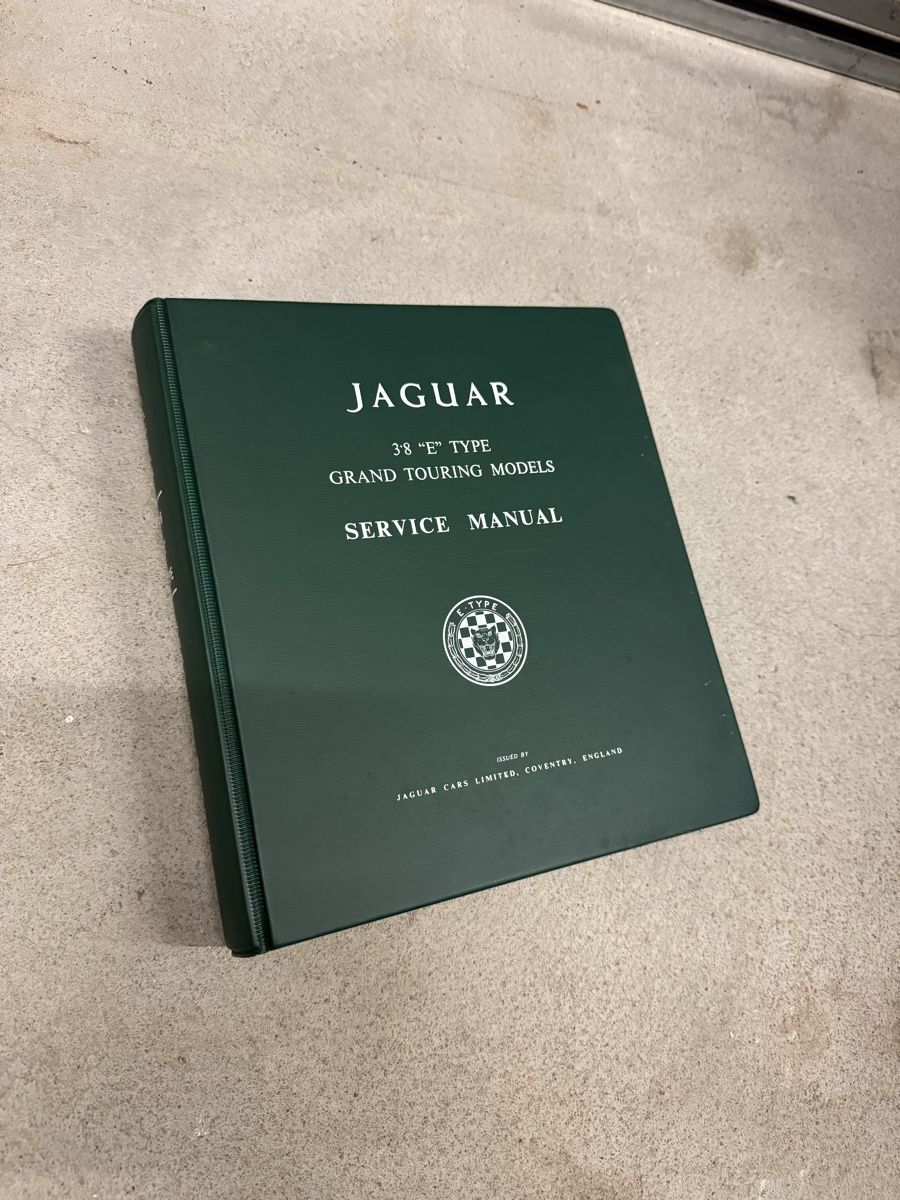 Bücher: Jaguar E-Type 3.8 Servicehandbuch original – Gebraucht aus Basel von phf4058 5