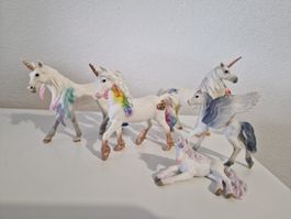 Schleich Bayala Einhörner & Pegasus Konvolut – 5 Figuren