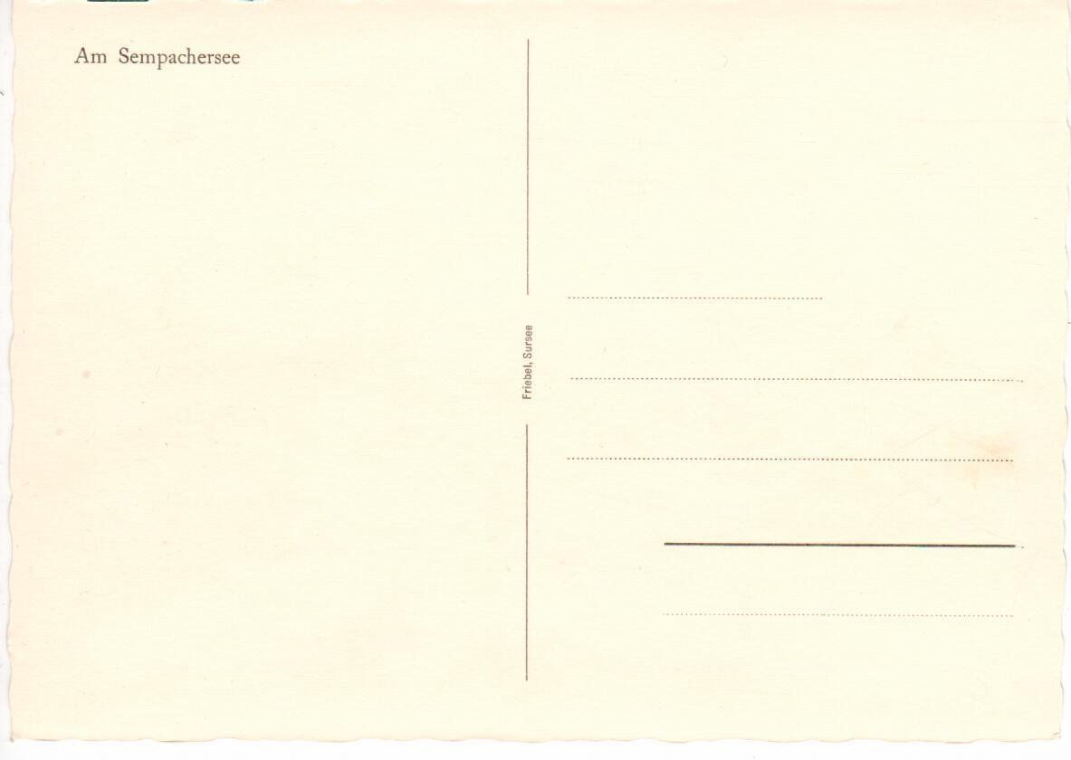 Cartoline postali: am Sempachersee – Usato da Wolhusen venduto da Curver9 1