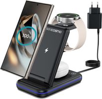 3-in-1 Wireless Ladestation 15W für Samsung Galaxy & Watch