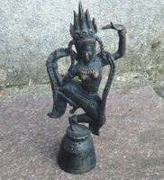 Bronze Figur, Indische Göttin - Hindu Gottheit Buddha