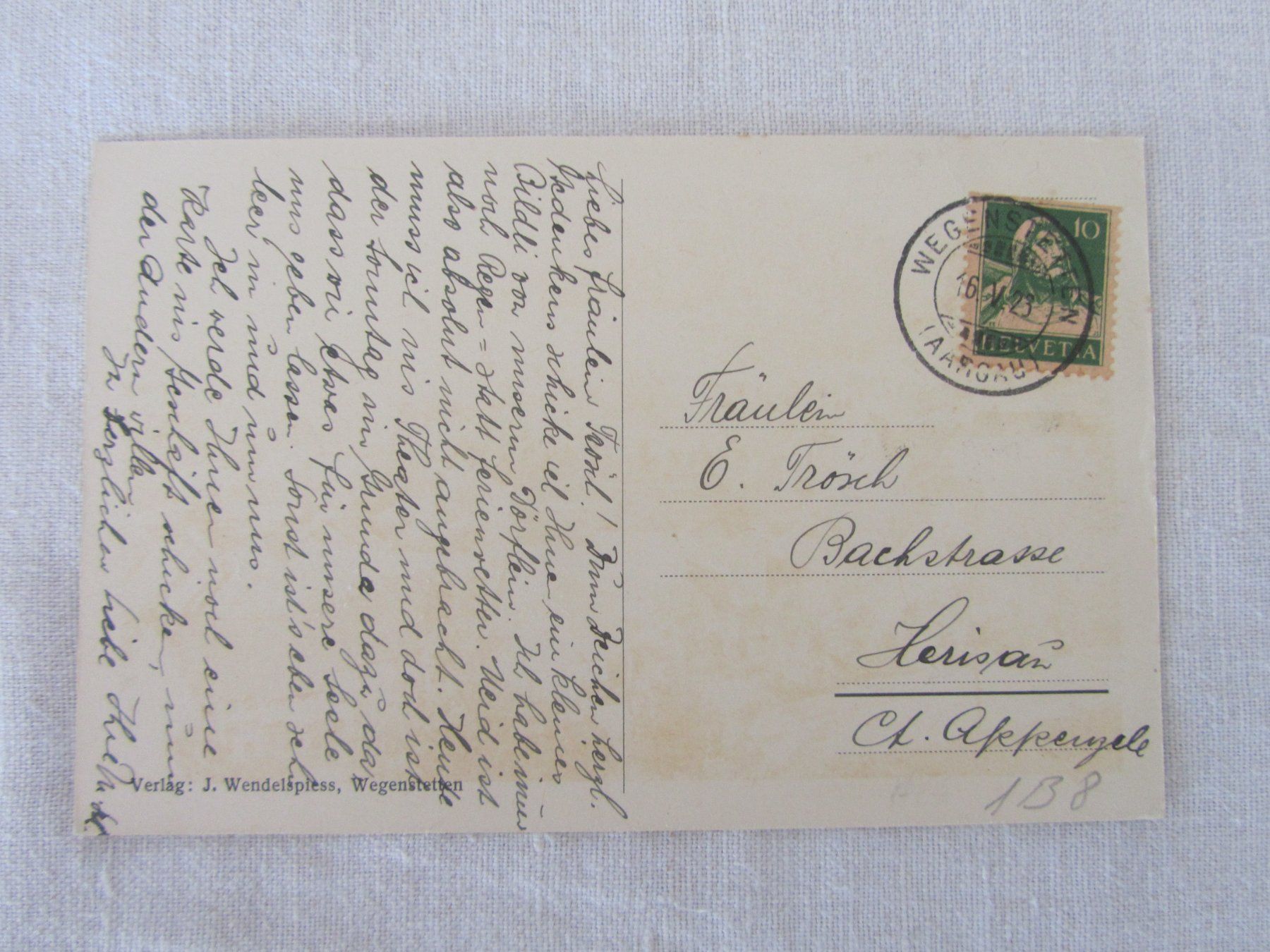 Cartoline postali: Gruss aus Wegenstetten – Usato da Seengen venduto da mikelele 1