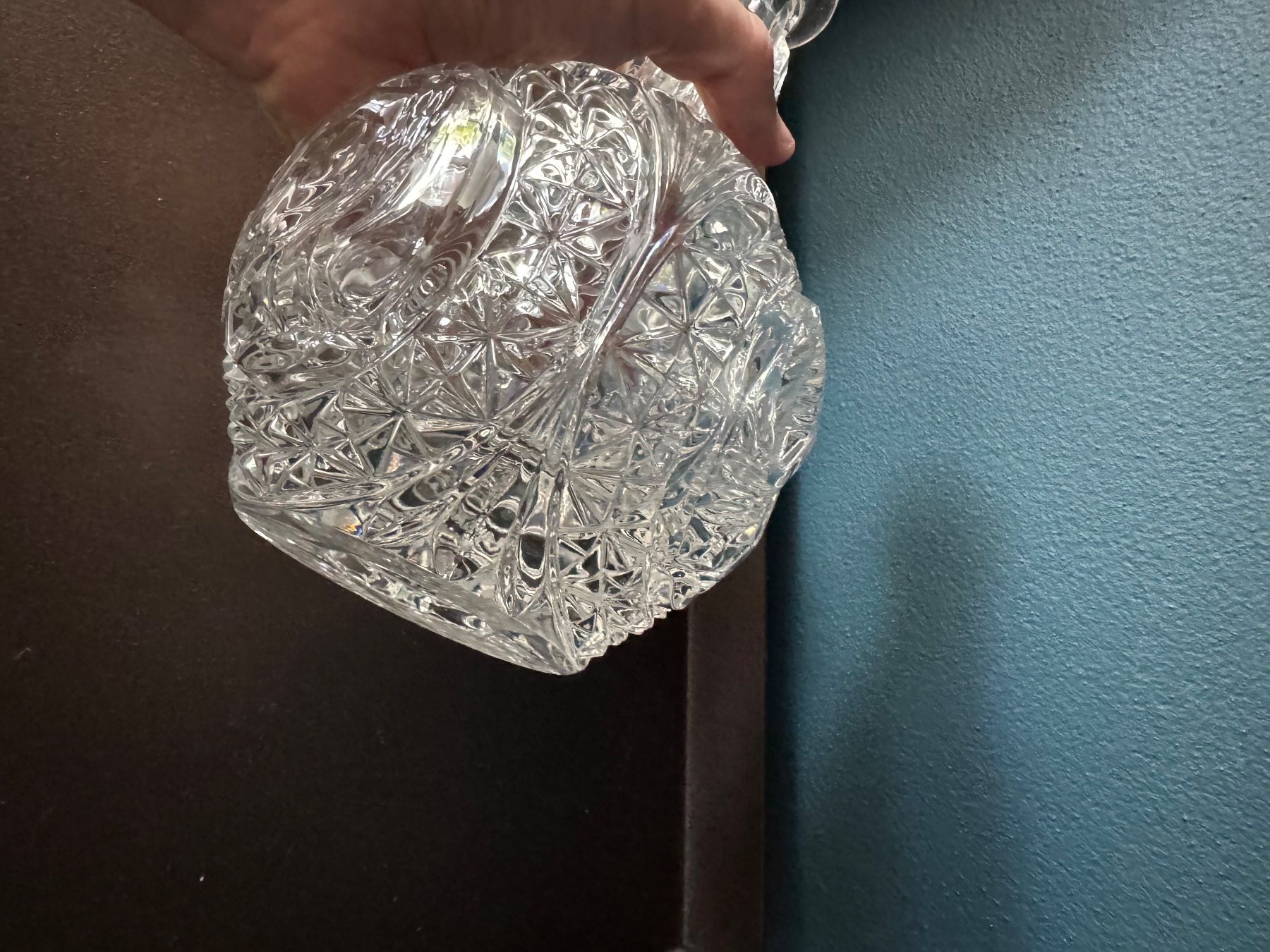 Caraffe: Massive Glaskaraffe Whiskykaraffe in Top Zustand – Usato da Uitikon Waldegg venduto da Jim-Panse 4