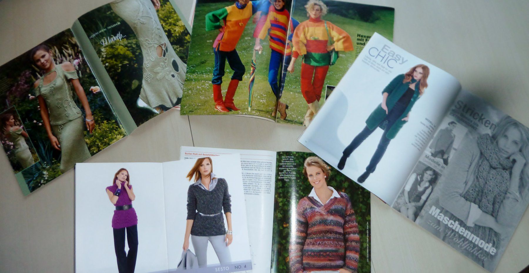 Cartamodelli: 5 Strickbücher Anleitungen im Setverkauft *** – Usato da Siebnen venduto da Ra-la-ra-ol 5