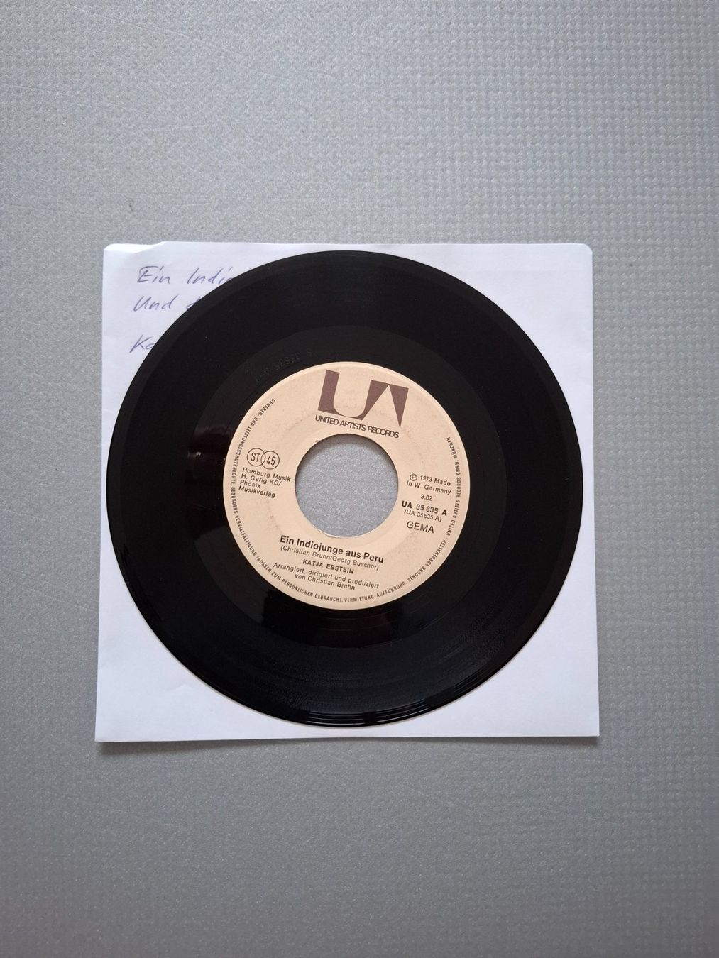 Dischi in vinile: Katja Ebstein - Ein Indiojunge aus Peru – Usato da Arbon venduto da pendulum 1