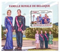 Block "Königin Mathilde und König Philippe". Burundi