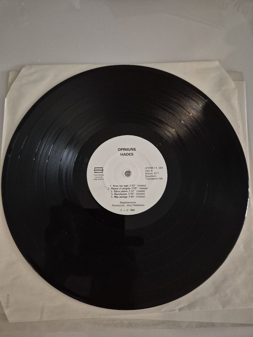 Schallplatten: Hades opinions -  LP , CH – Neu (gemäss Beschreibung) aus Uster von newwave0 4
