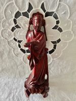 Chinesische Figur Holz geschnitzt 17,5cm