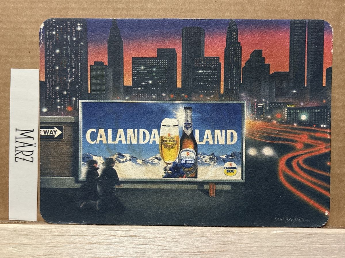 Cartoline postali: AK / Bierdeckel von Calanda Land – Usato da Rümlang venduto da Kartenpost1