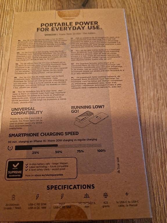 Caricabatterie: X Torm Power Bank 20W – Nuovo e nell'imballaggio originale da St. Erhard venduto da Zimi999 1