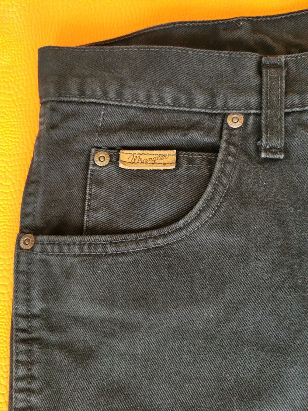 Wrangler Jeans: Wrangler Herrenjeans Gr. 38/36 schwarz – Gebraucht aus Dottikon von Storm990 2