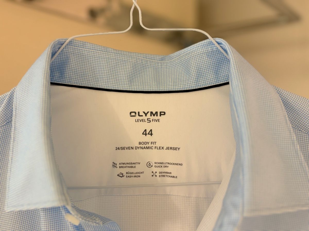 Hemden: Hemd von Olymp 24/7 in Hellblau – Neu (gemäss Beschreibung) aus Oberkirch LU von mup23