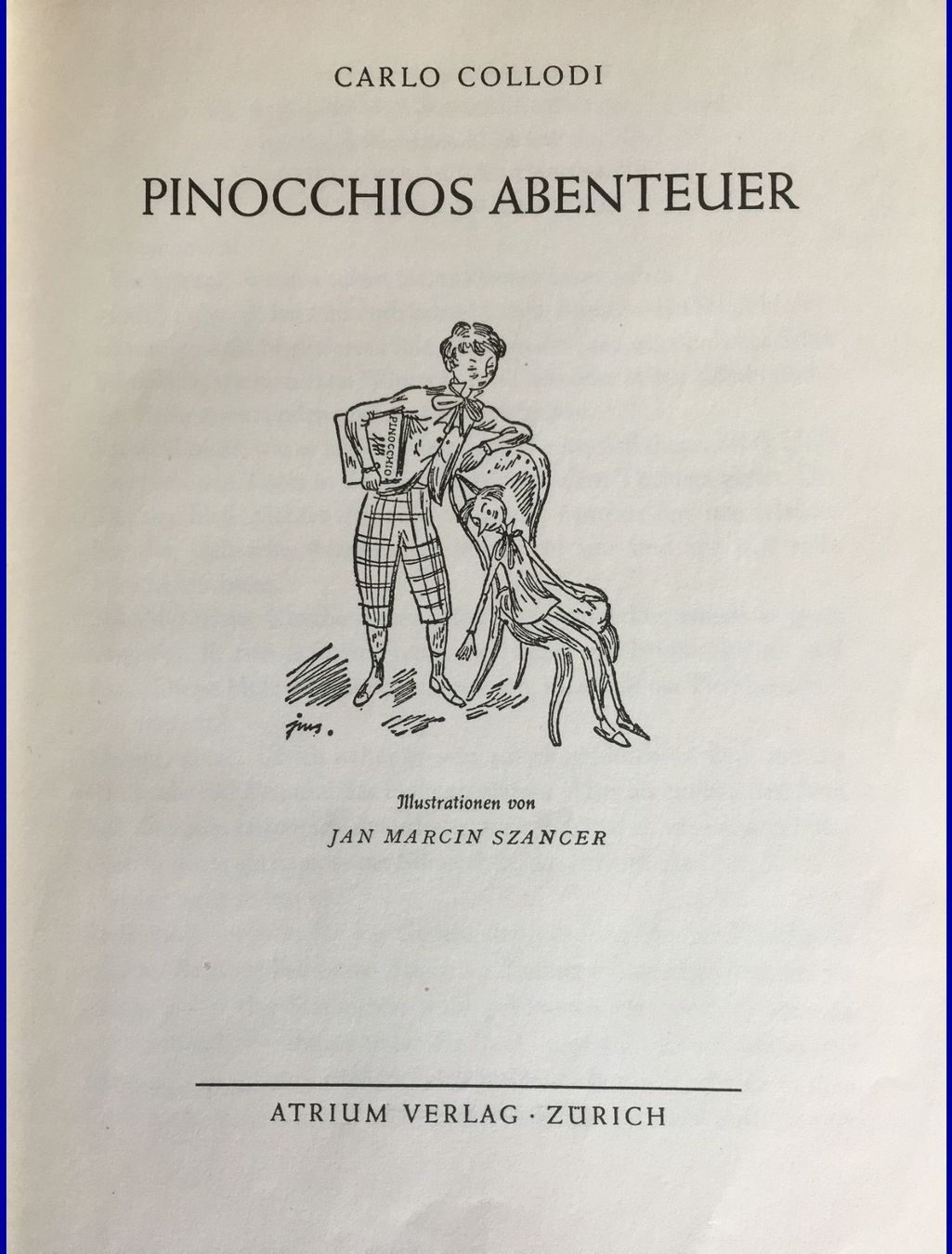 Libri: Pinocchio / C. Collodi  Bilder Jan Marcin Szancer Vintage – Usato da Subingen venduto da ArtBead 1