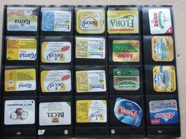 40  verschiedene     Butter   Deckeli