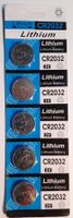 5 Stück CR 2032 LITHIUM Batterien 3 Volt