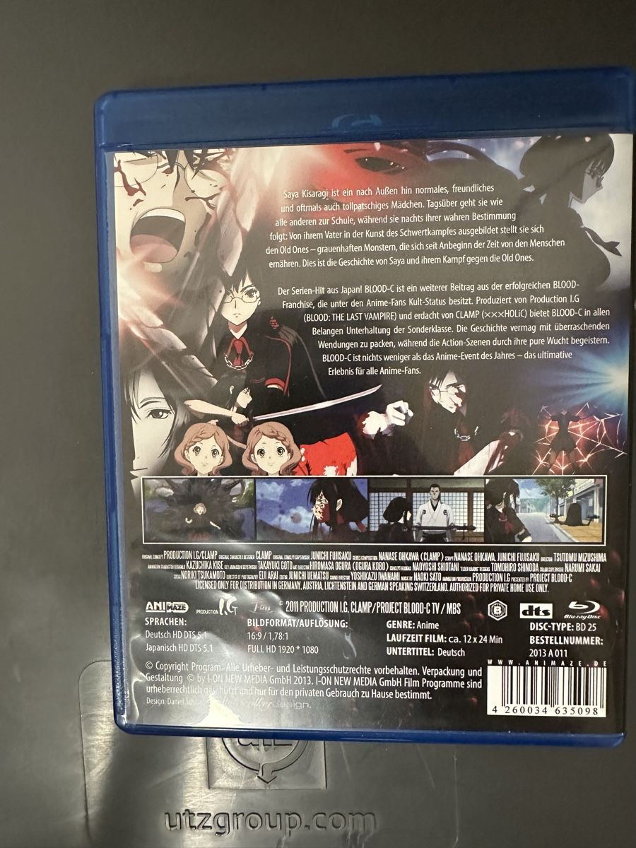 Alle DVDs: Blood C Komplette Staffel BR – Neu (gemäss Beschreibung) aus Oftringen von saitama95 1