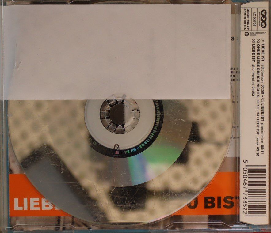 CD: Nena – Liebe Ist – Usato da Luzern venduto da CONTENTI 2