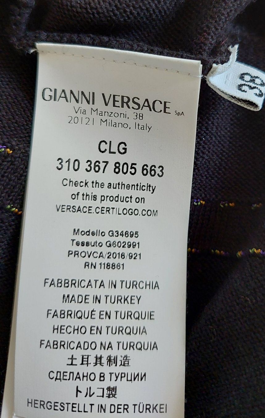 Versace Vestiti: Versace Kleid Gr. M – Usato da Muri b. Bern venduto da mlutring 7