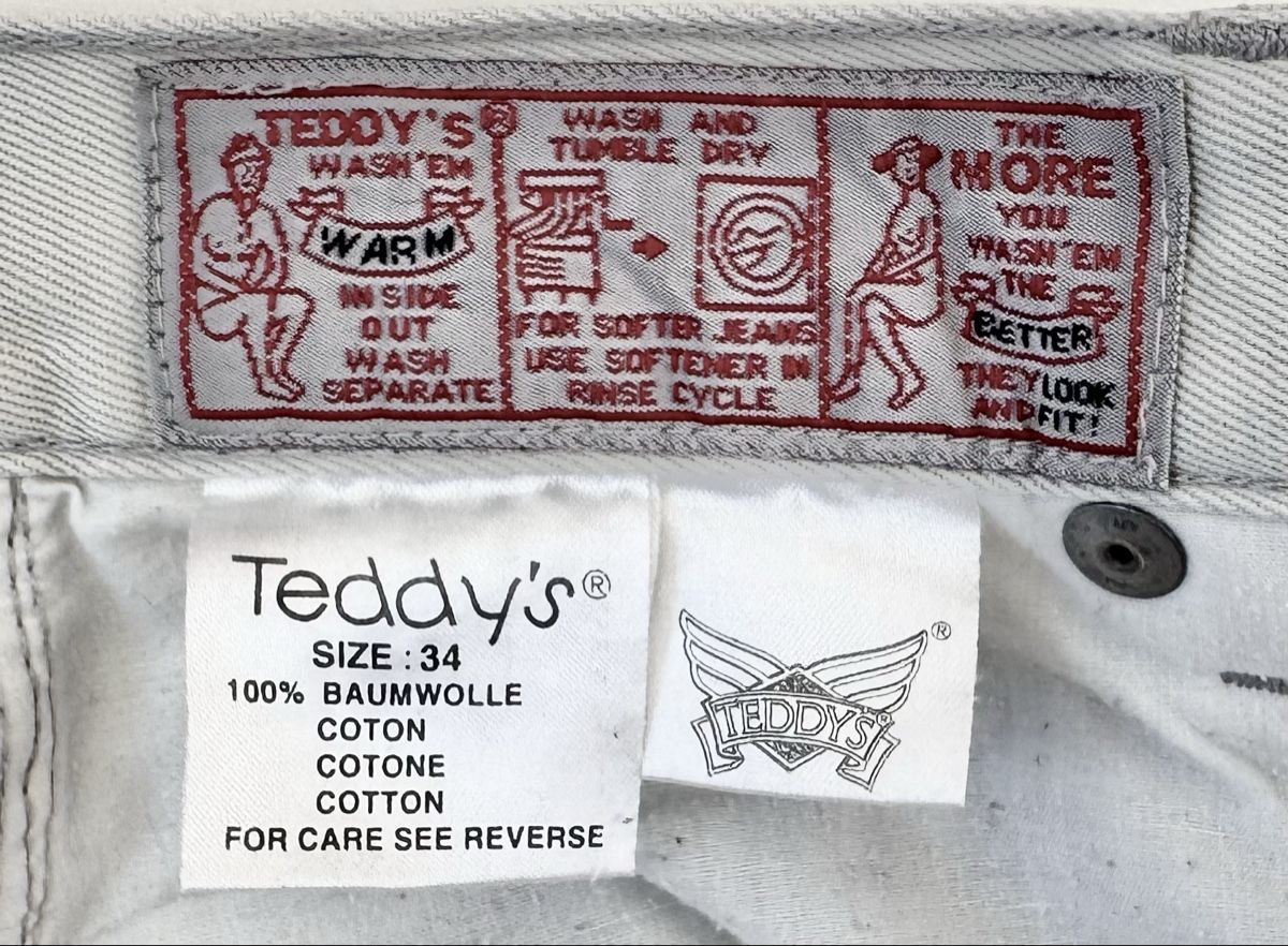 Jeans: Vintage Teddy's Jeans, ecru, Grösse 34 – Usato da Wildberg venduto da wild59 7
