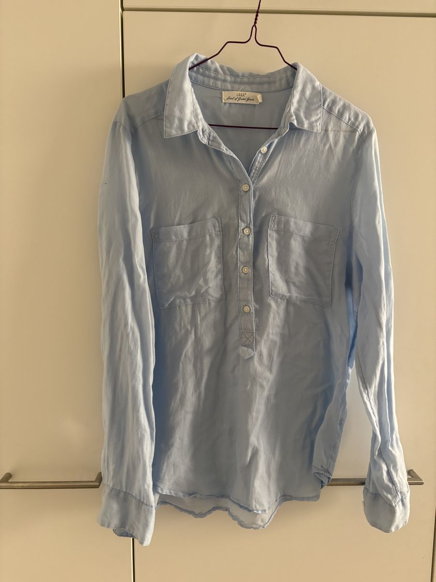 H&M Camicette: Camicia azzurra L.O.G.G. H&M taglia L usata – Usato da Basel venduto da sab_mjg8