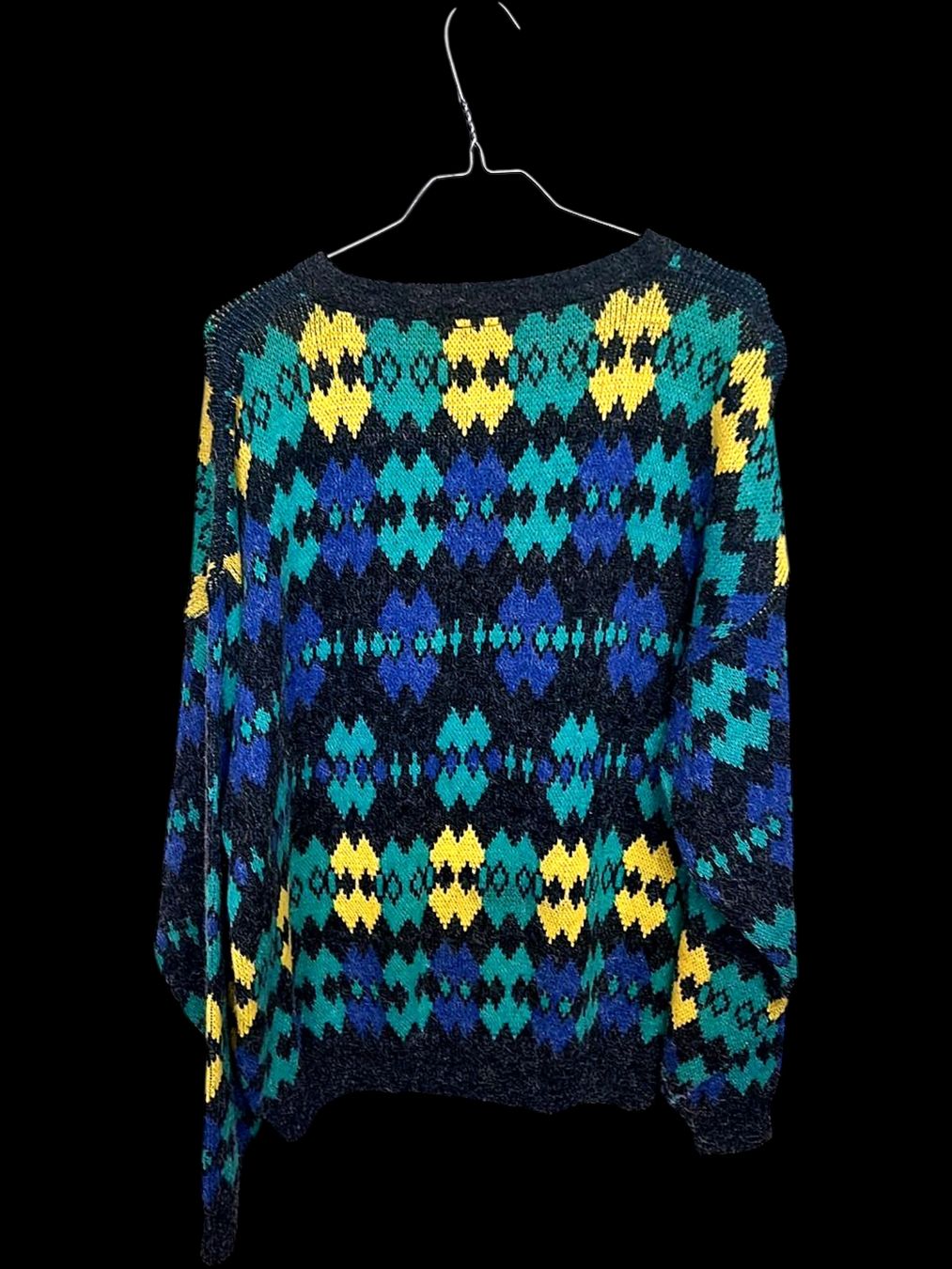 Maglioni & Felpe: Double Duty Vintage Pullover mit geometrischem Muster - – Usato da Zug venduto da vinokilo 4