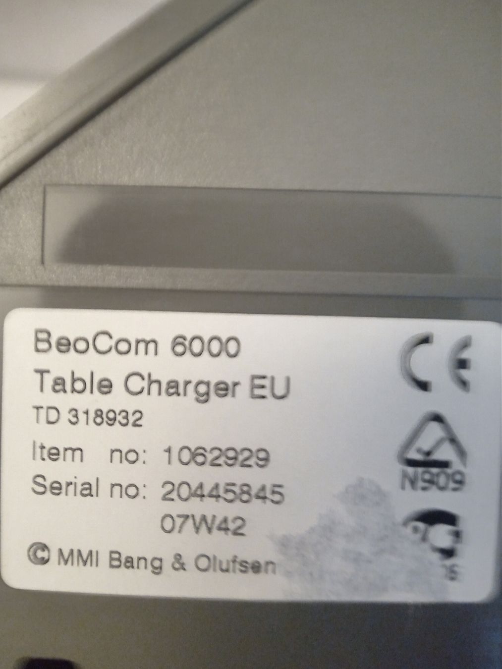 Bang & Olufsen Caricabatterie: Ladegerät Beocom 6000 MK2 – Usato da Schindellegi venduto da gia_d7c5 2