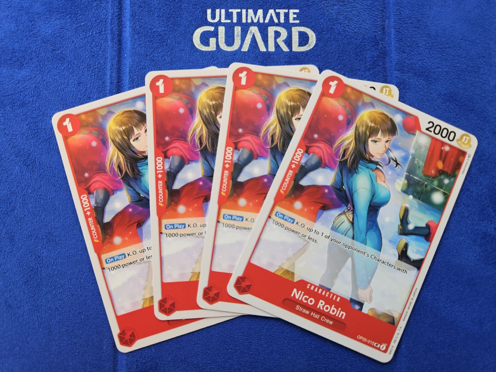Bandai Carte collezionabili: 4x One Piece - Nico Robin EN – Nuovo (secondo la descrizione) da Lyss venduto da DeaDiLuna