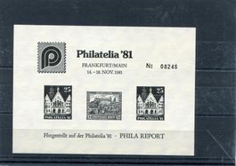 Deutschland Vignette Philatelia '81