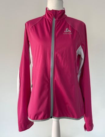 Odlo Sportjacke Damen pink weiss Gr. S