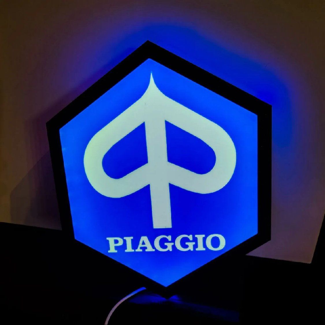 Lampade: Lampe lightbox décoration Piaggio – Nuovo (secondo la descrizione) da Noville venduto da Berlusconi55
