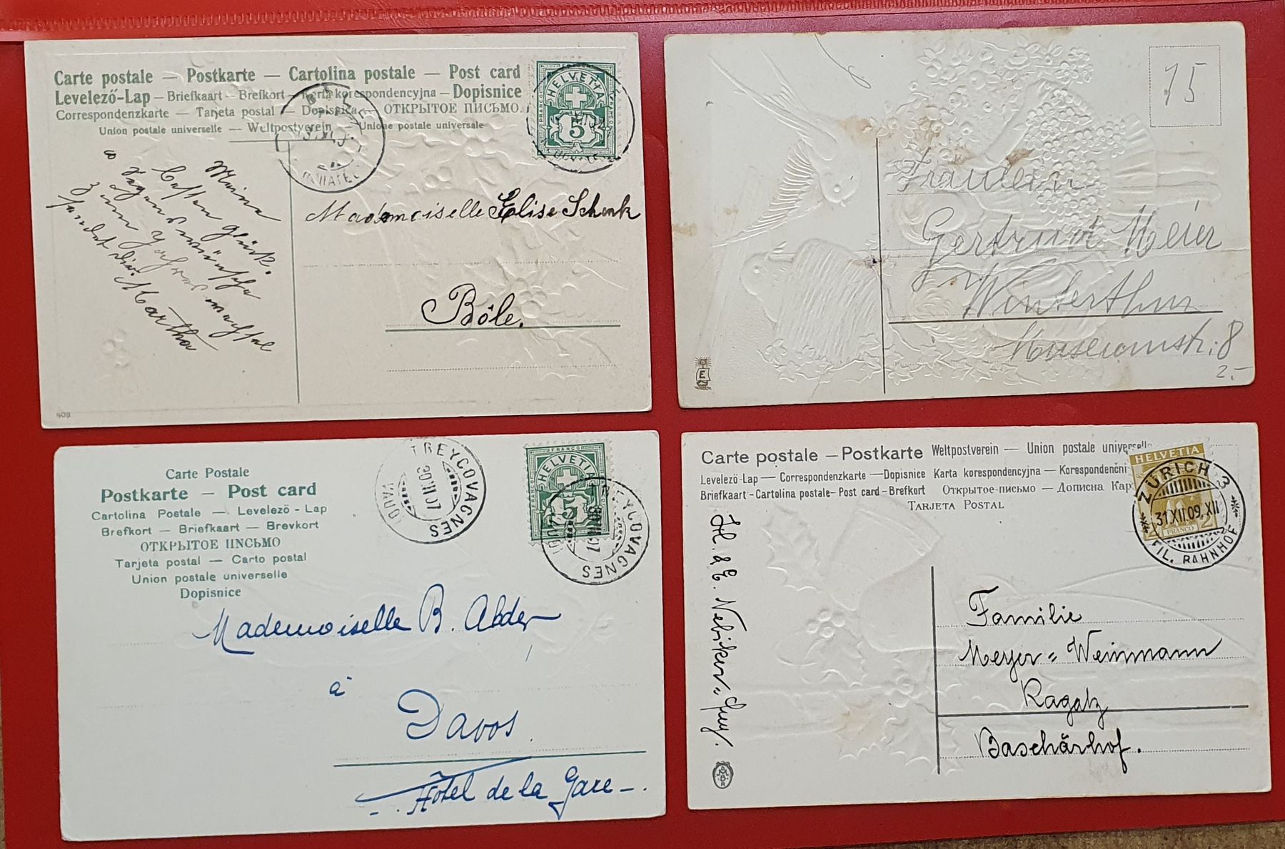 Cartoline postali: Lot von 9 Prägekarten – Usato da Kreuzlingen venduto da Rschweiz1 4