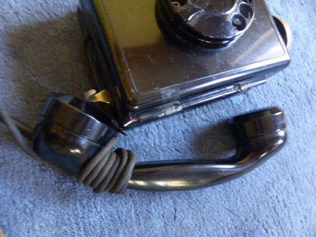Telefoni: Antikes Wand-Telefon,Bakalit,Technik,Widmann,Autophon,Glocke – Usato da Lausen venduto da liesfisch 6