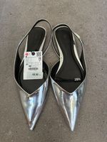 Slingback Zara argento