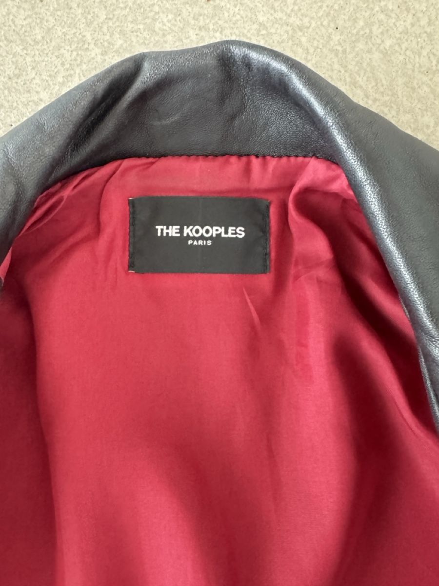 Kooples Giacche: Lederjacke The Kooples mit Kettendetails – Nuovo (secondo la descrizione) da Birmensdorf ZH venduto da hfs62 3