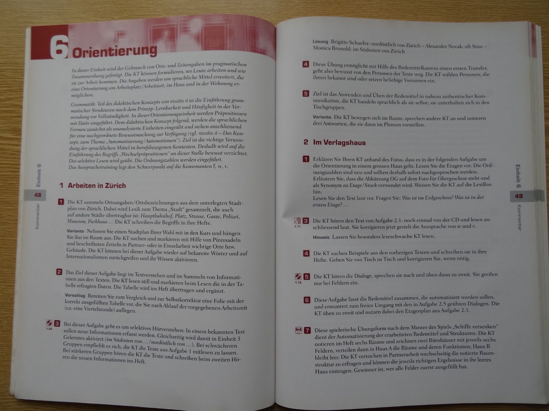 Libri: Studio d A1 Schweizer Ausgabe Unterrichtsvorbereitung – Usato da Zürich venduto da burdan 3