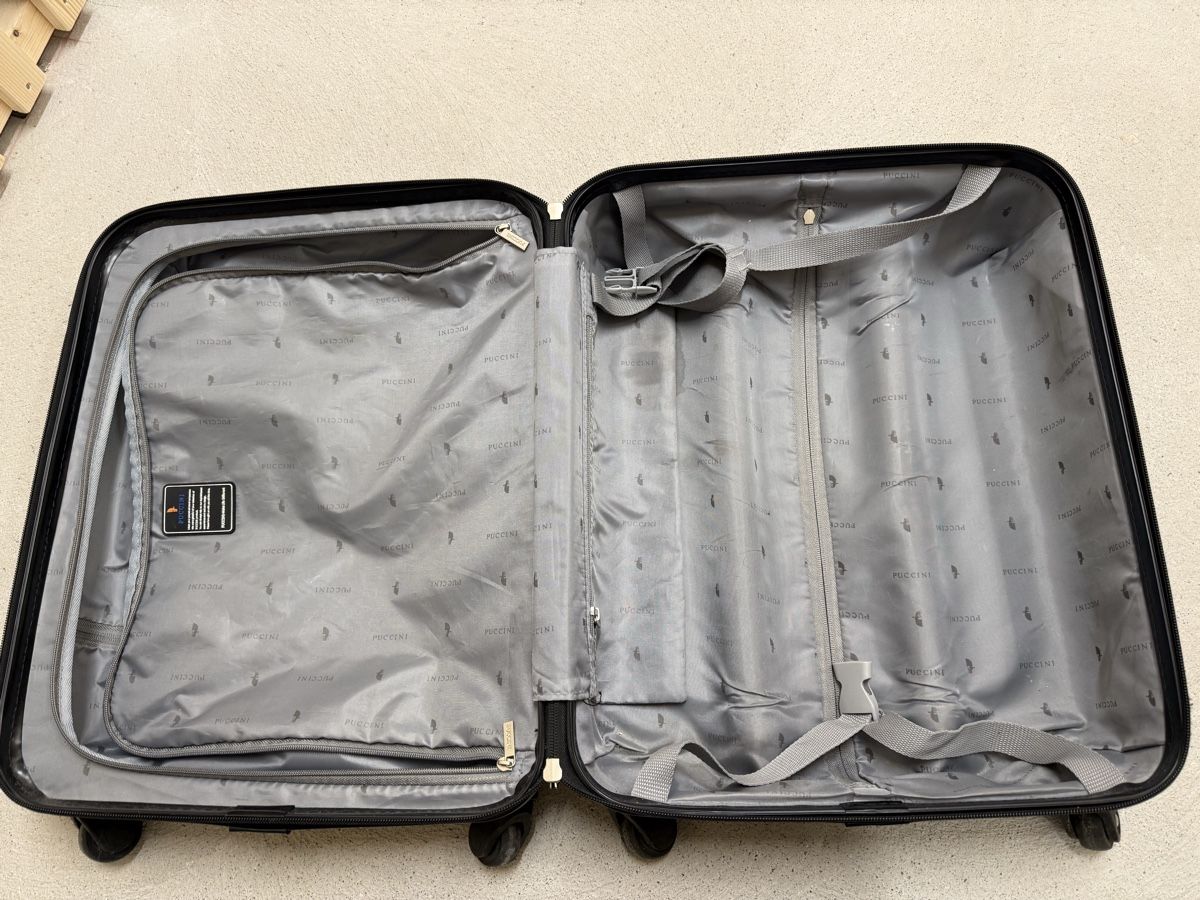 Valigie: Puccini Hard-Shell Carry on Suitcase, Black – Usato da Dübendorf venduto da zhe_69pd 4