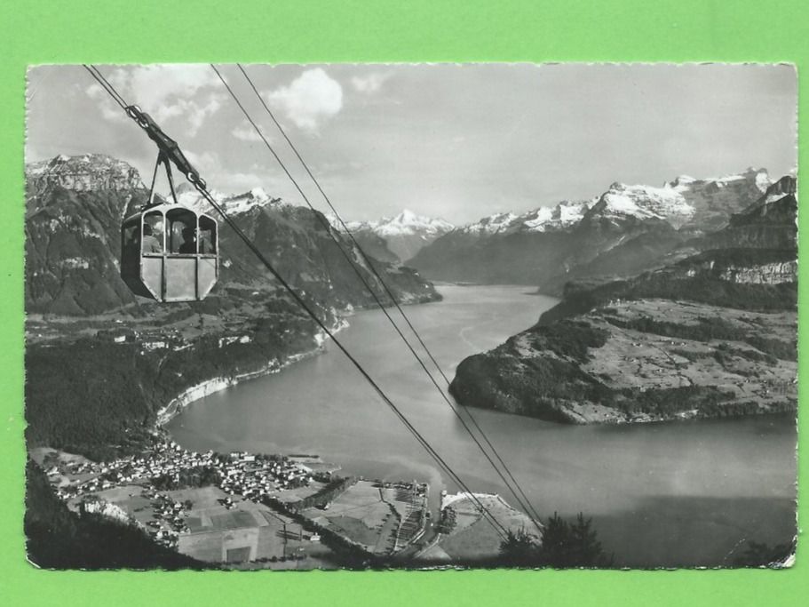 Cartoline postali: Luftseilbahn Brunnen - Urmiberg – Usato da Zürich venduto da t24_de