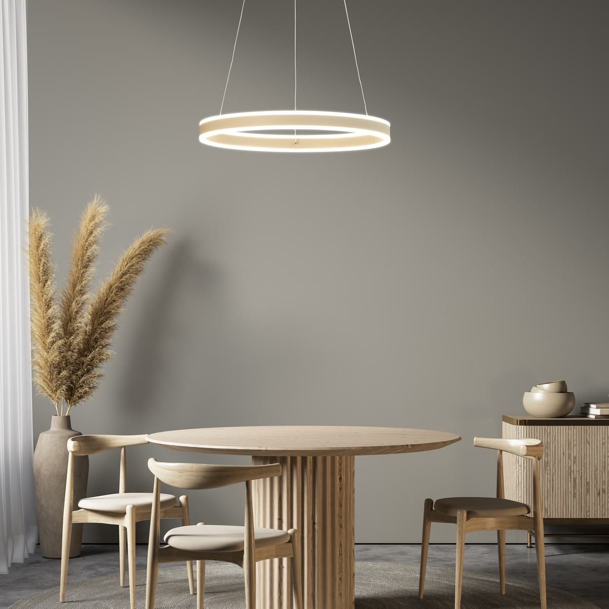 Kronleuchter & Deckenlampen: LED Pendelleuchte, Sand, CCT, 50 cm Ø – Neu (gemäss Beschreibung) aus Kreuzlingen von Smart-Light 2