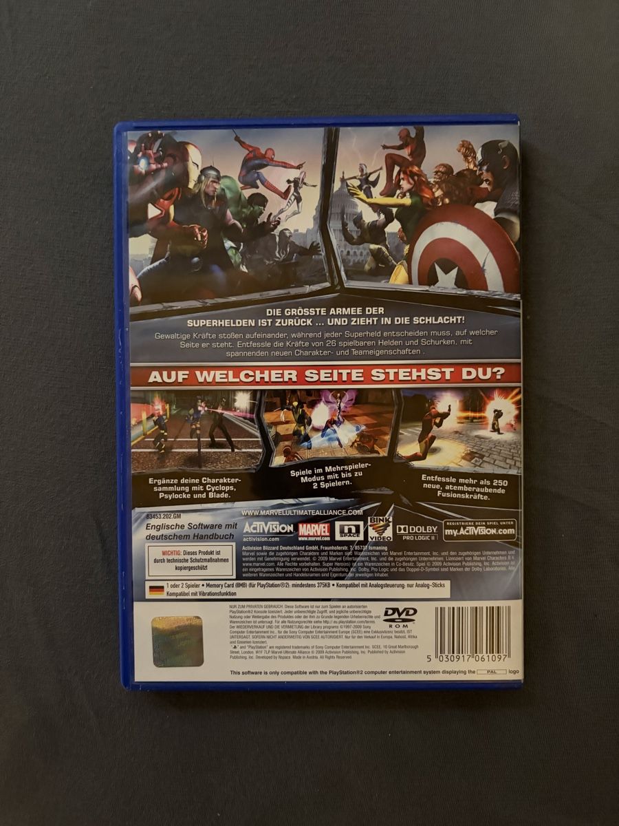 Giochi: PlayStation 2 Spiel Marvel Ultimate Alliance 2 – Usato da Grosshöchstetten venduto da Tobias.David 1