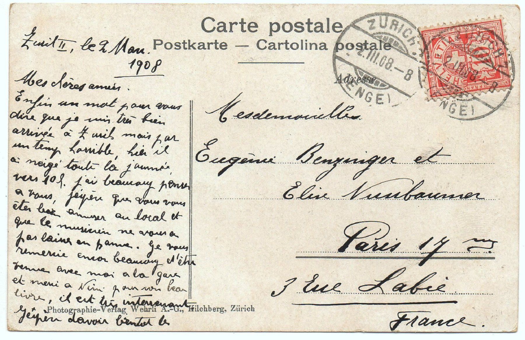 Cartoline postali: ZÜRICH Dampfschiff – Usato da Jona venduto da philajona 1