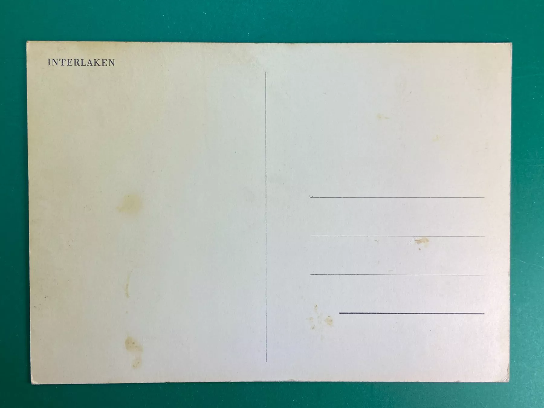 Cartes postales: Interlaken – D'occasion à Steg VS par danwer74 1
