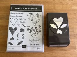 Rustikaler Strauss + Handstanze von Stampin Up / A