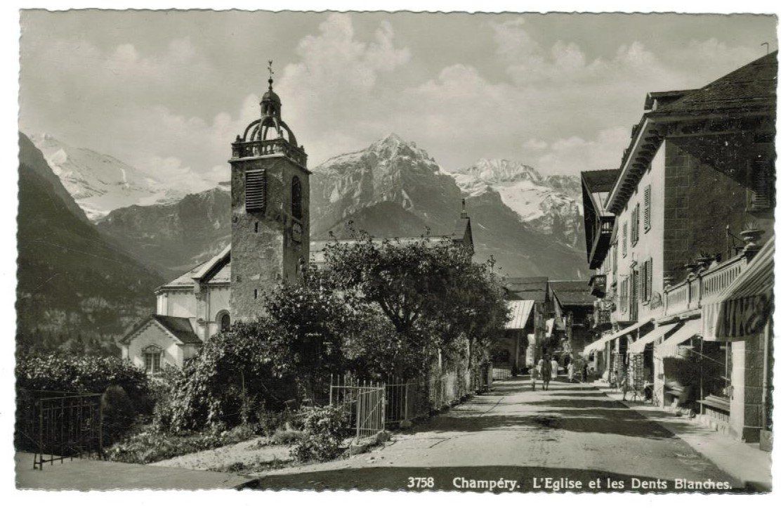 Ansichtskarten: AK Champéry 1936 – Gebraucht aus Zürich von Tolima194