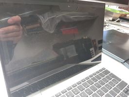 Laptop Displayschutzfolie  blickdicht 15.6 Zoll ohne kleber