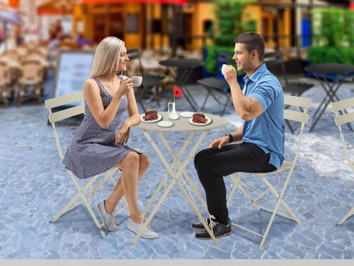Tischset: Gartenmöbel Bistro Set Klapptisch mit 2 Stühlen VALENTIN – Neu und originalverpackt aus Lachen SZ von sw3zzy 3